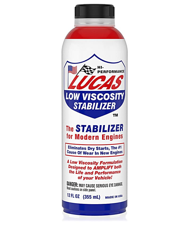 Lucas Low Viscosity Oil Stabilizer 12 Ounce Bottle