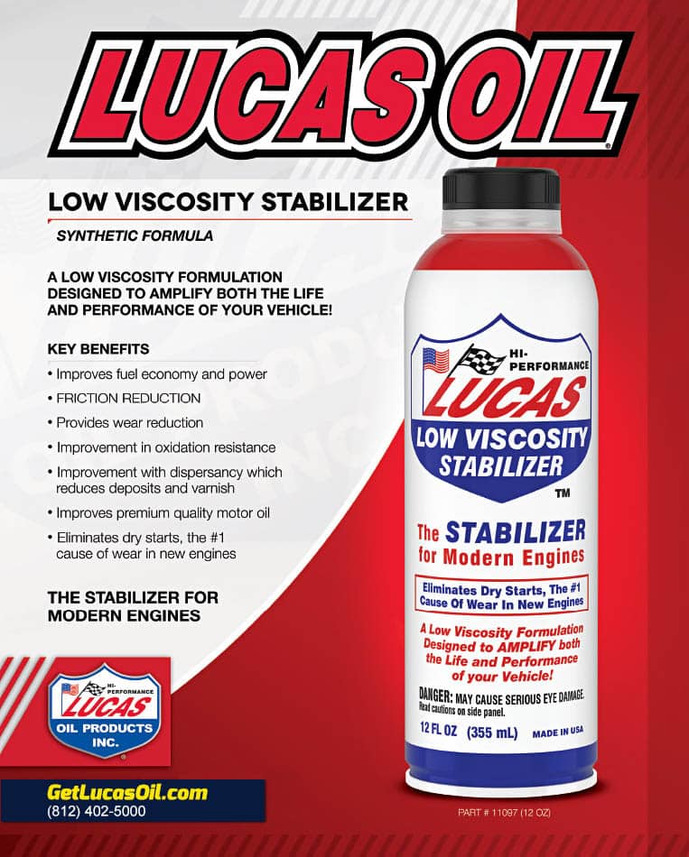 Lucas Low Viscosity Oil Stabilizer Flyer