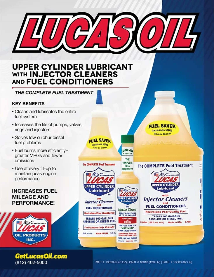 Lucas Upper Cylinder Lubricant Fuel Treatment, Fuel Treatments